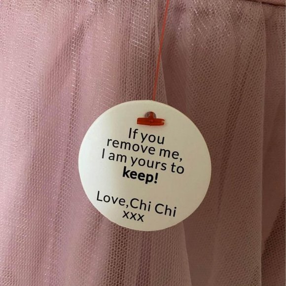 NWT CHI CHI LONDON PINK HIGH LOW DRESS (US SIZE 6 / MED) PETITE - Picture 3 of 10